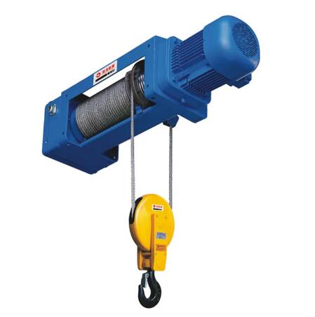 Fixed wire rope hoist