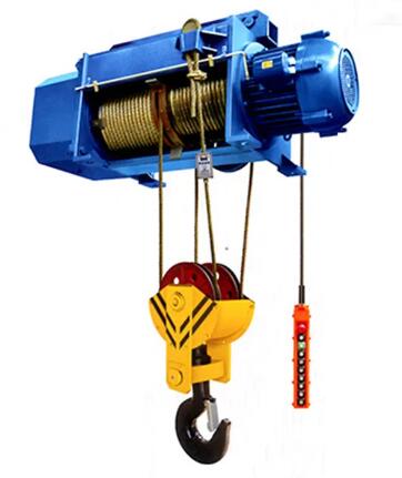 Fixed wire rope hoist